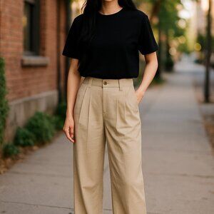 (E-123) asos design womens panst size 4 geige color‎